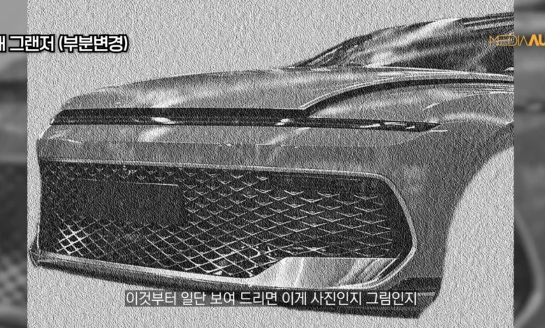 هيونداي-ازيرا-2027-فيس-ليفت-تظهر-في-أول-تسريبات-غير-مموهة!